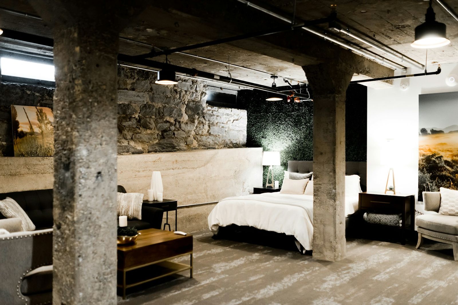Intérieur d'un appartement contemporain à Marrakech